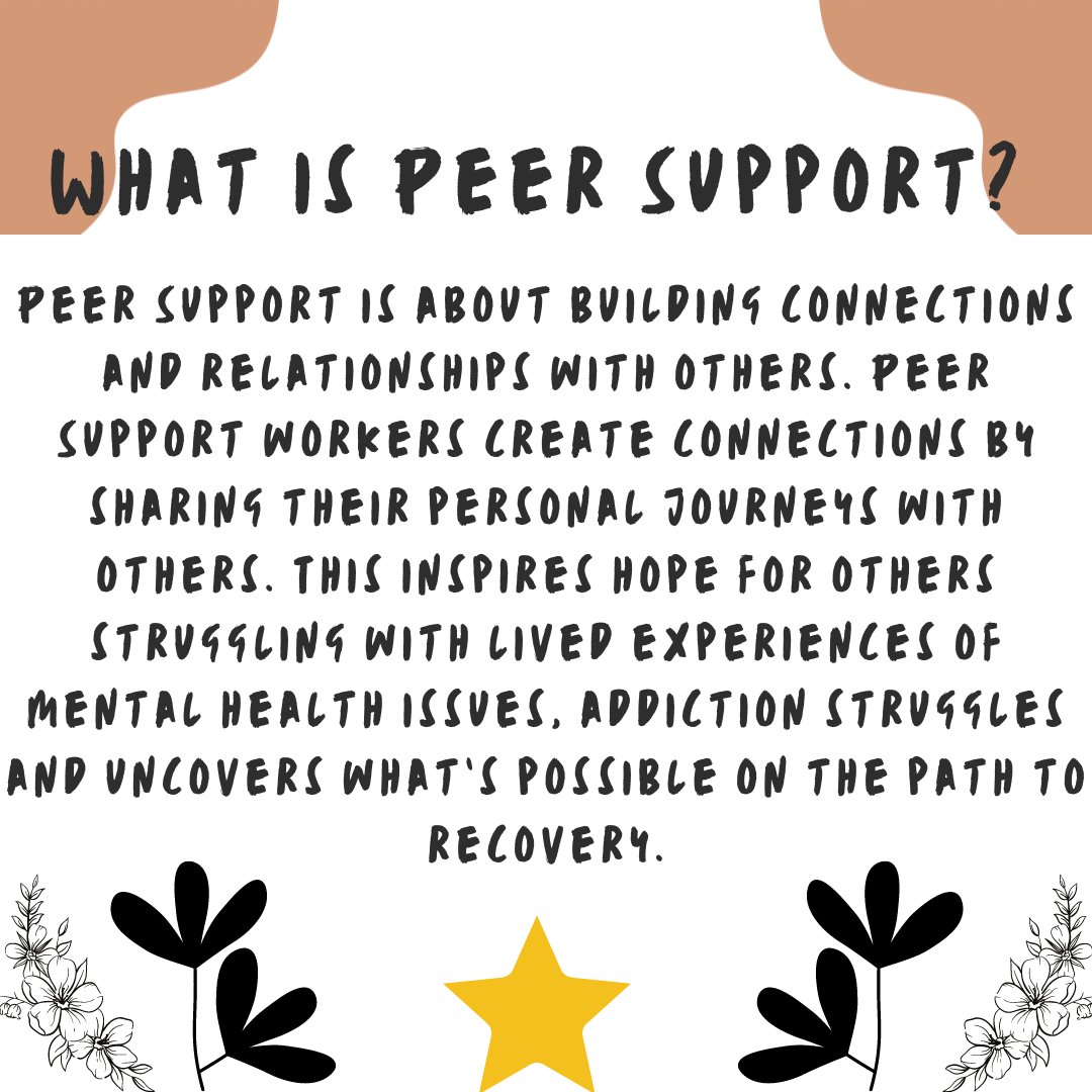 WNLCyeg's tweet photo. What is Peer Support? Connect with someone who has lived experience and can help you navigate mental health issues, trauma, and/or addictions. For more information, head to the link in our bio. Meetings with our Peer Navigators can be arranged through our website! #mentalhealth https://t.co/namoZZM55f
