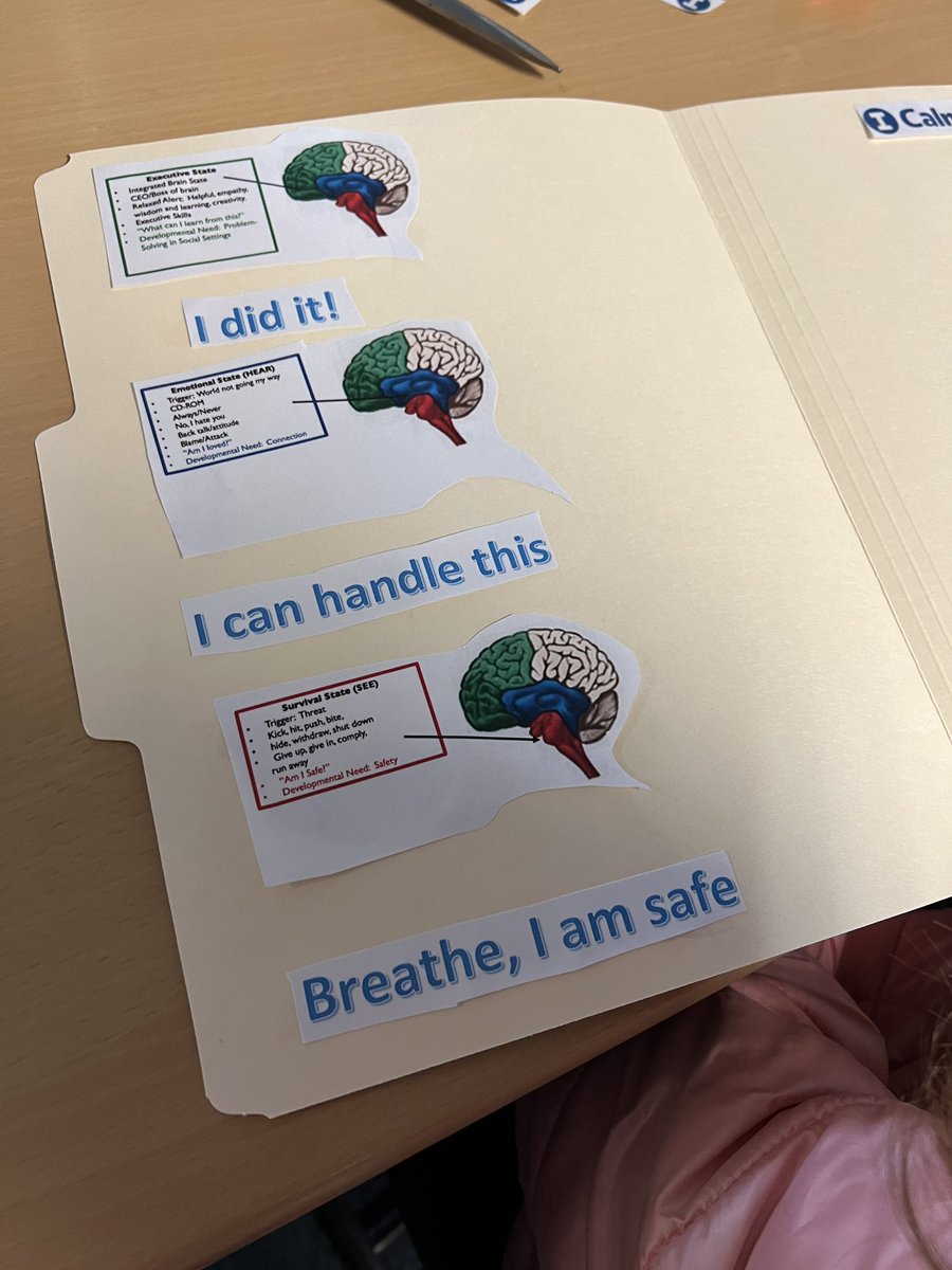 MrsMarshallTSC's tweet photo. @WYEPrincipal Hawks hosting @ConsciousD ‘s Jenny Barkac today! Brain Smart Starts (eye contact/presence/touch/playful situation) and 5 Steps to Regulation are our learning 🎯’s today! @TSCBrainBrigade #CDatTSC #TSCMind https://t.co/ehlA1wc0I7