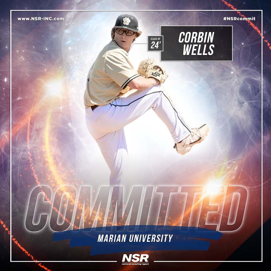 🚨#CommitmentAlert🚨
Congrats to #NSRbaseball <a href="/CorbinWells4/">Corbin Wells</a>

🎓: 2024
🌎: Lebanon, Indiana
🏫: Lebanon
✅: to <a href="/MarianUniv/">Marian University</a>!👍⚾️
👤: Mark Galyean
🖥: buff.ly/3OCluCd
#NSRcommit
#CorbinWellsNSR