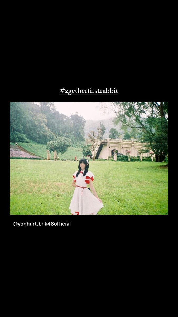 YoghurtTHFC's tweet photo. 🧸 IG Story 🧸
— 🐇
#2getherFirstRabbit
#YoghurtBNK48 #BNK48 https://t.co/CVTBipjEXY