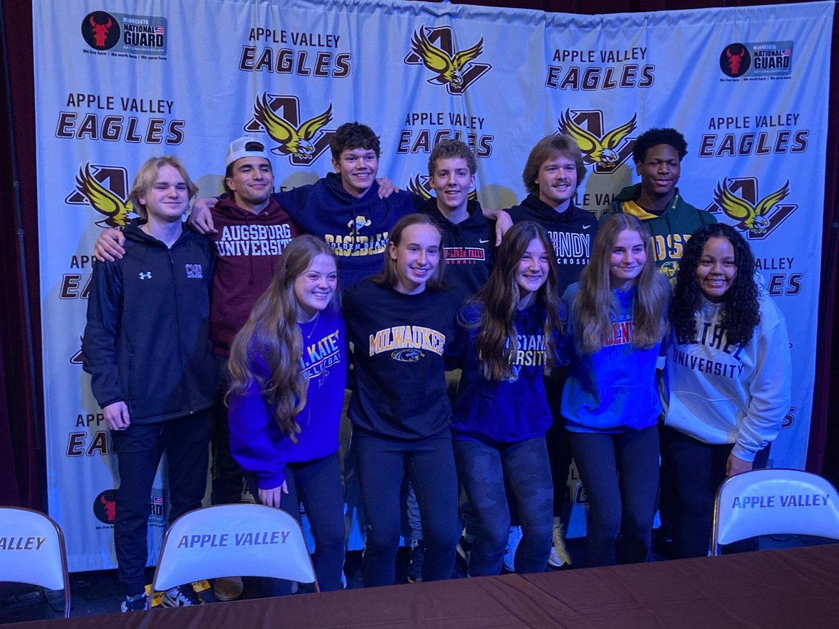 Thrilled to recognize our amazing student-athletes who are taking their talents to the collegiate level!  Your hard work, dedication, and passion have truly paid off. Here's to the next chapter of your journey! #EaglePride