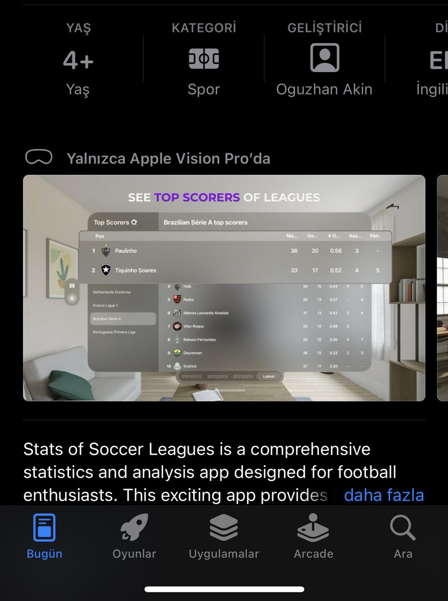 App bizim, gözlüğü kiralayamıyoruz bile #VisionPro