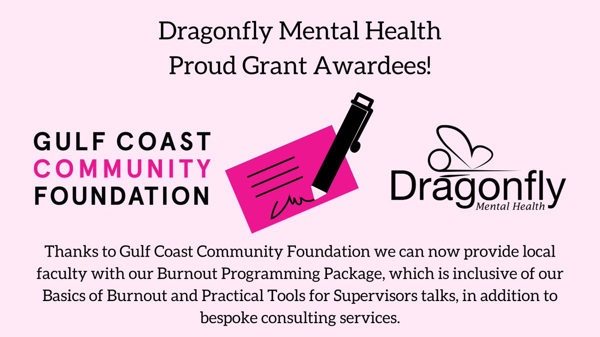 We want to broadcast a very special 'THANK YOU' to Gulf Coast Community Foundation in Sarasota, FL. linkedin.com/company/gulfco… They awarded us a $3500 grant at the end of 2023 to help us bring critical support to the faculty in the local area: our Burnout Programming Package!