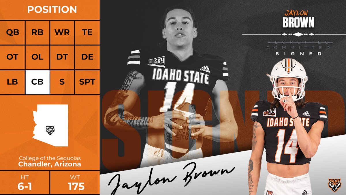 Another STUD for the DBs! #IdahoSTATE // #RoarBengalsRoar