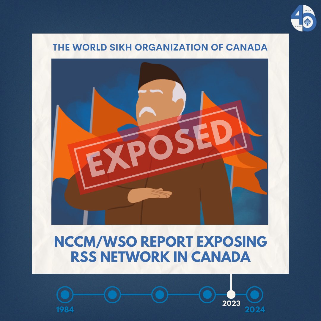 In 2023, the WSO and the National Council of Canadian Muslims (NCCM) published a report exposing the Rashtriya Swayamsevak Sangh (RSS) network in Canada. The RSS is one of the most powerful non-governmental groups in the world, founded in 1925 with the expressed goal of reshaping