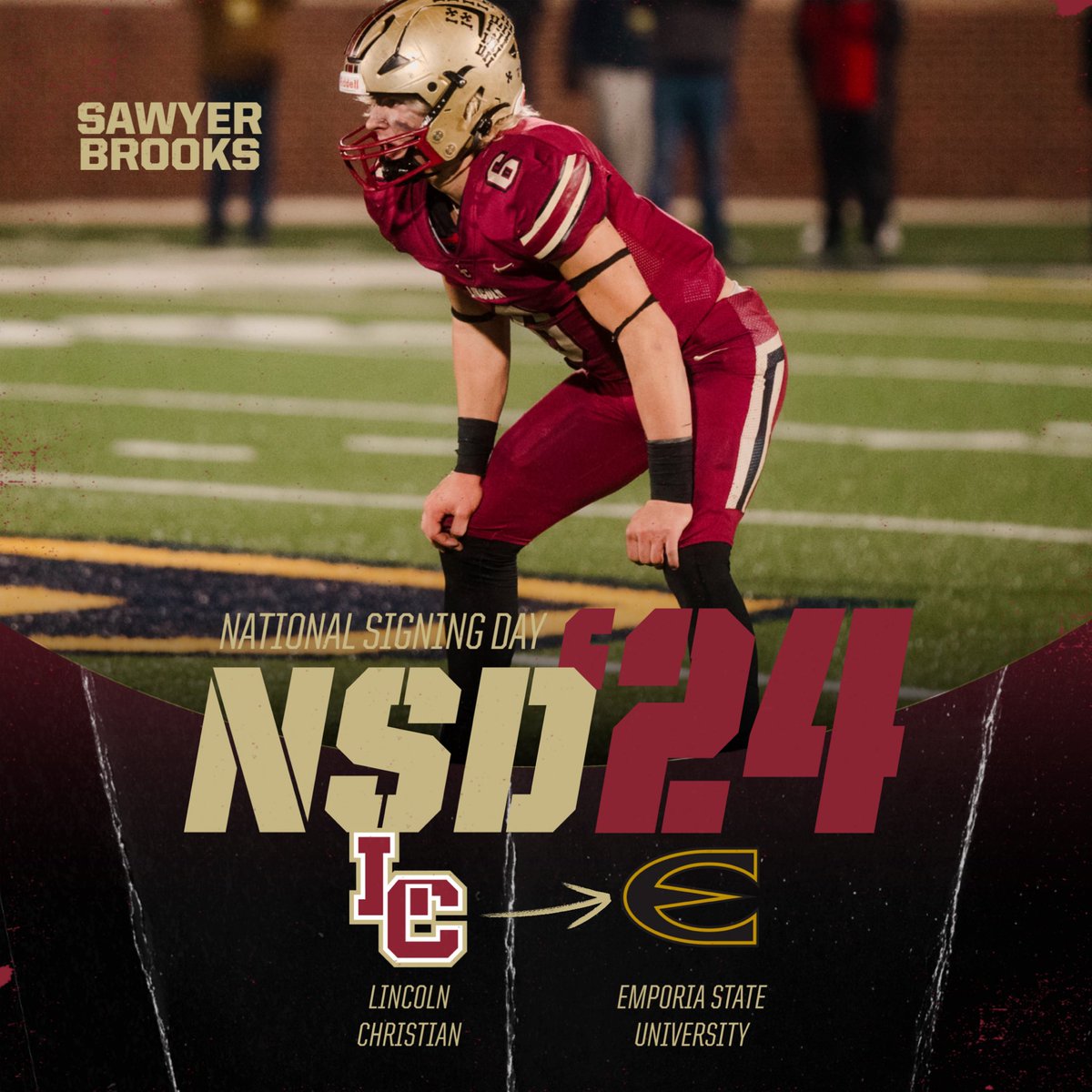 Congratulations <a href="/sawyer_brooks6/">Sawyer Brooks</a>! Proud of you! <a href="/esuhornetsfb/">ESU Hornet Football</a>