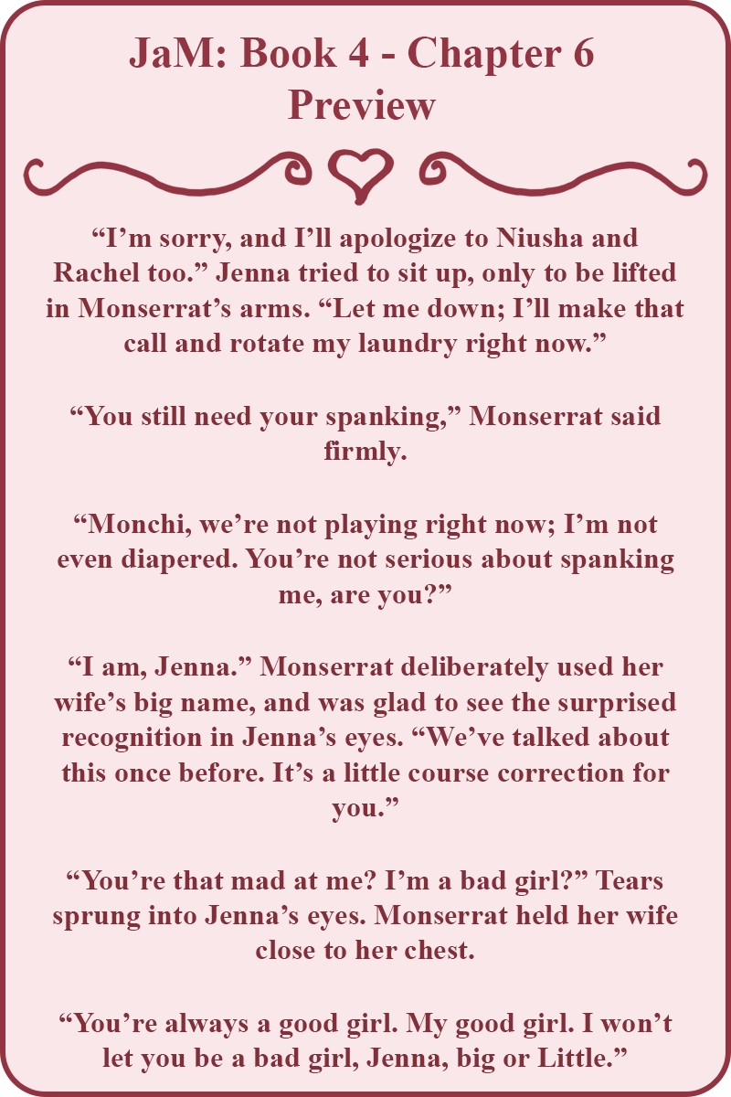 SolYSoldados's tweet photo. A new episode of JaM is up! It's rare for Jenny to get herself in trouble, but she manages it in this chapter. 😬

https://t.co/yIfsHIWPAB

#abdl #abdlfiction #spanking https://t.co/4K9Bogpoxg