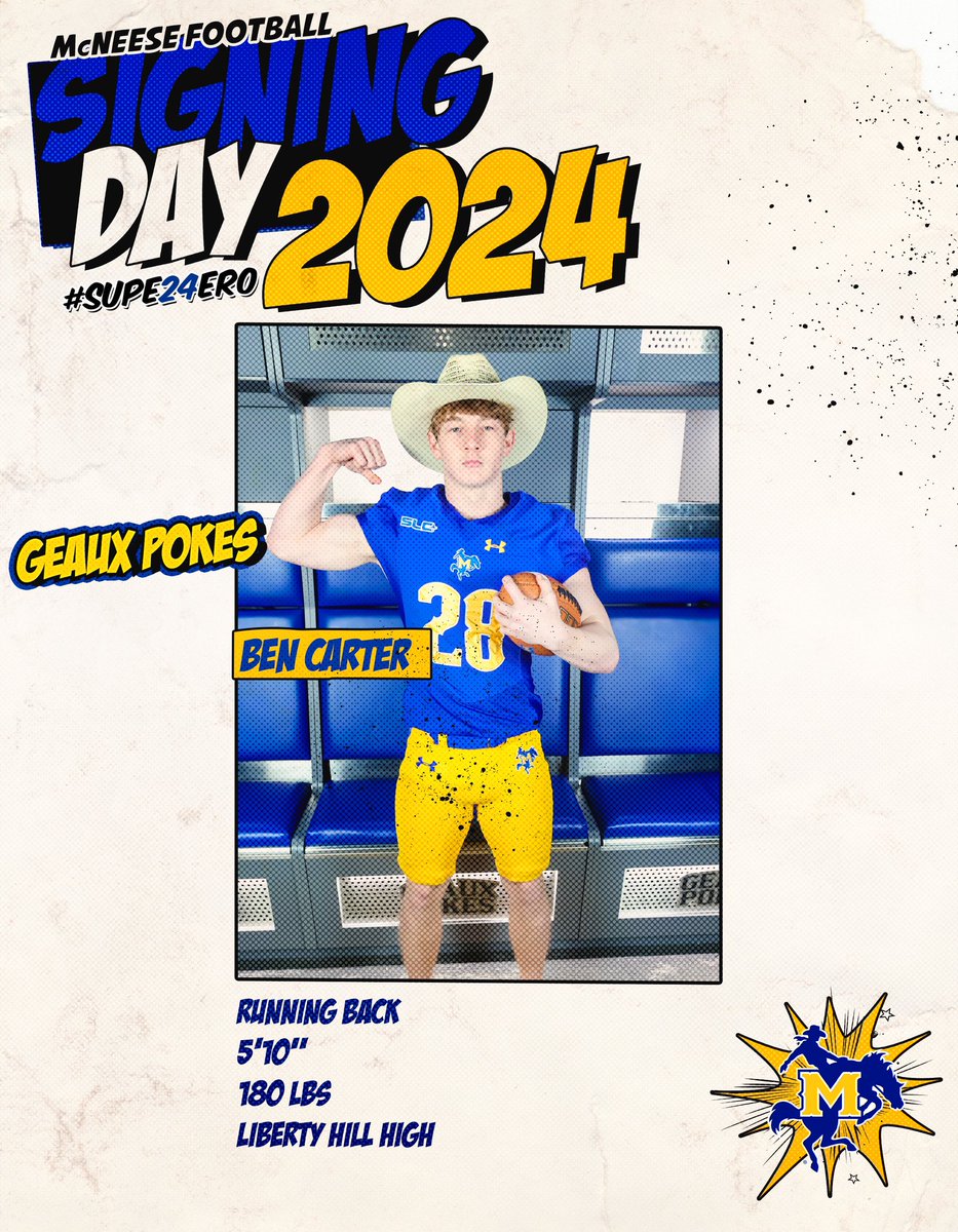 Welcome to Cowboy Country, Ben Carter🤠

#GeauxPokes | #SUPE24ERO