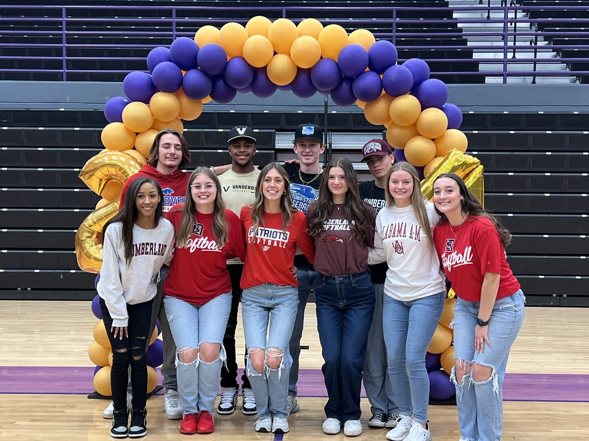 Congratulations to all of our seniors who signed college scholarships today! #onlyoneSHS <a href="/SMYRNASOFTBALL/">SHSSOFTBALL</a> <a href="/Smyrna_Baseball/">Smyrna Baseball</a> <a href="/smyrnafootball/">Smyrna High Football</a> <a href="/Smyrnacheerbdp/">Smyrna Cheer</a>