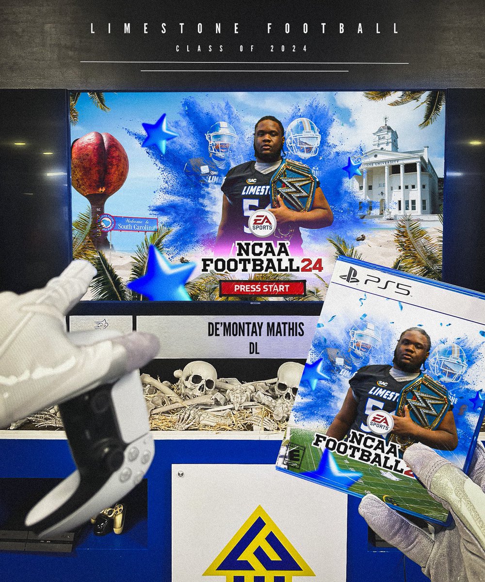 ⚜️From Hampton County HS! Limestone Nation please welcome De’Montay Mathis to the Limestone Football Family! @DemontayMathis