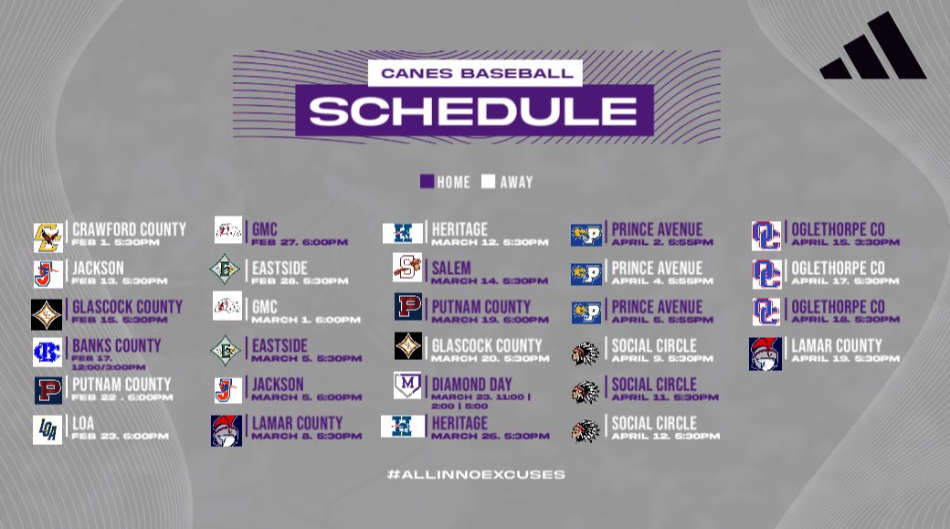 DiamondCanesMHS's tweet photo. 🚨2024 Schedule🚨
#ALLinNOexcuses #faMily https://t.co/Fg2izXvAx2