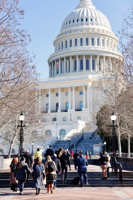 Habitat_org's tweet photo. Habitat for Humanity cannot solve the housing supply crisis by building alone, we are putting a stake in the ground, showing up and demanding change – today more than 400 advocates are on Capitol Hill, making their voices heard. #HabitatontheHill https://t.co/60JuSJykEe