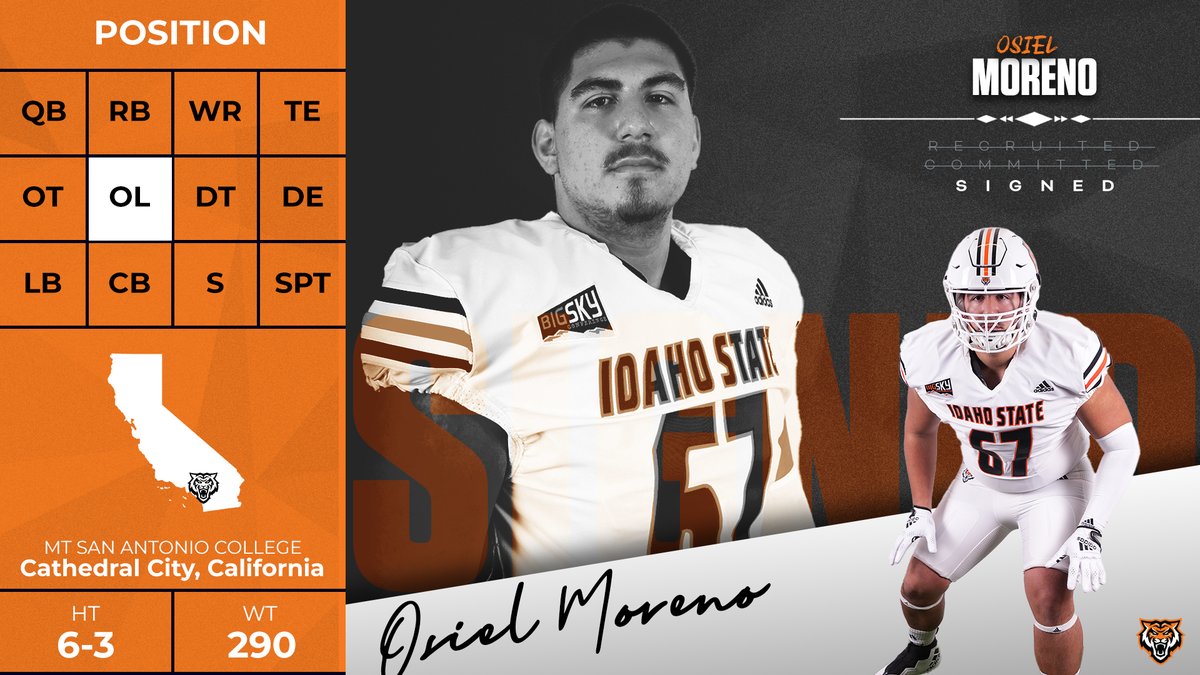 The Bengals just got better🔥💪 Welcome Osiel! #IdahoSTATE // #RoarBengalsRoar