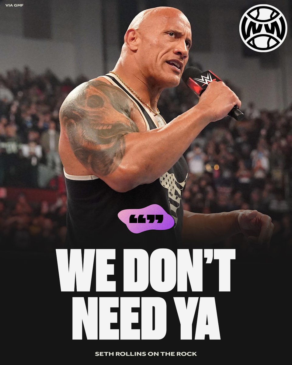 Seth Rollins says WWE doesn't really need The Rock