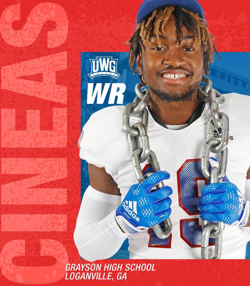 UWGFootball's tweet image. A ⭐️⭐️⭐️ playmaker outside is bringing his talents West!

John Cineas
🏈: Wide Receiver
🏡: Loganville, GA
🎓: Grayson HS
📏: 6-1 | 197
📽️: hudl.com/v/2LYim8

#WeRunTogether | #Pack24 | @TrittRealty