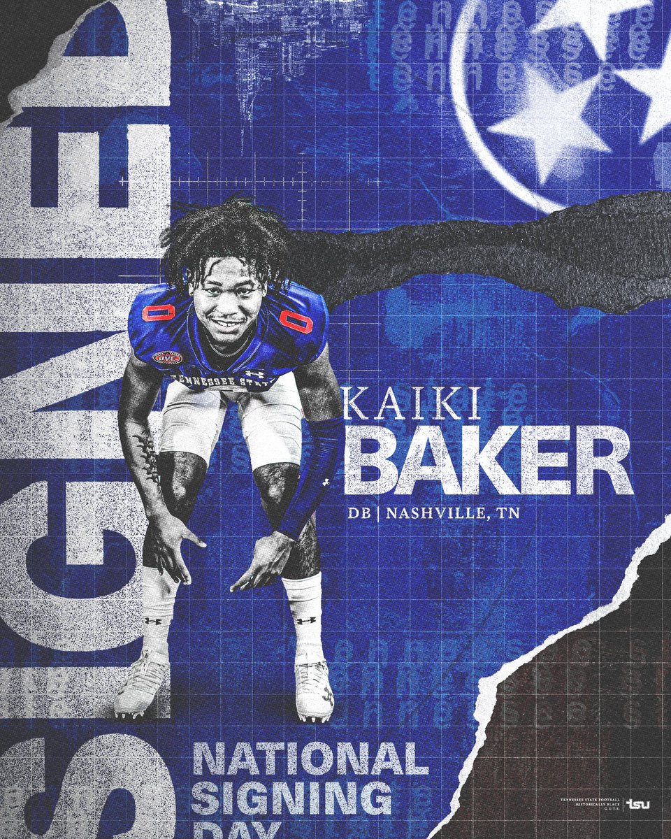 Tennessee State Football (@tsutigersfb) on Twitter photo ππππ£ππ ποΈ
Welcome to the #RoarCity, Kaiki Baker!
β‘οΈ <a href="/KaikiBaker10/">kaiki baker</a>
#GUTS ππππ£ππ ποΈ
Welcome to the #RoarCity, Kaiki Baker!
β‘οΈ <a href="/KaikiBaker10/">kaiki baker</a>
#GUTS