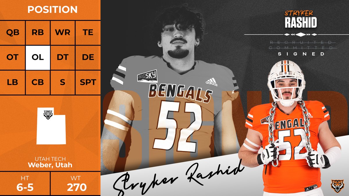 More Strength 💪 coming to the O-Line! #IdahoSTATE // #RoarBengalsRoar