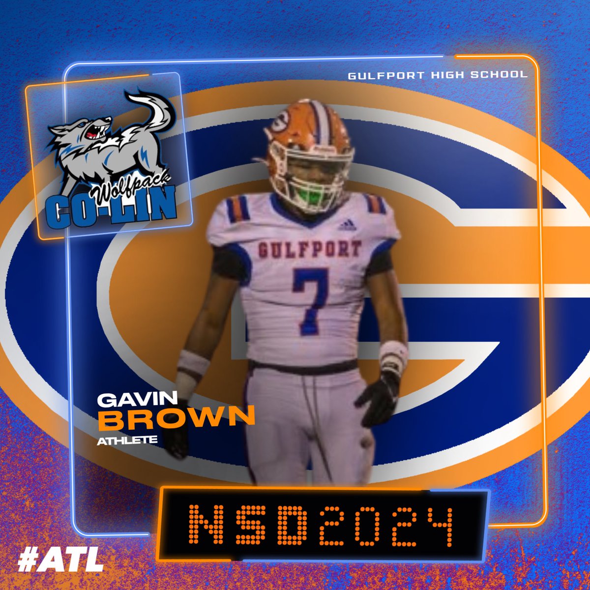 🚨 Locked in!🔒🚨

@iamGavinBrown has signed with @CoLinFootball and is already on campus as an early enrollee!

#NextLevelAdmirals | #ATL ⚓️⛓️🔵🟠