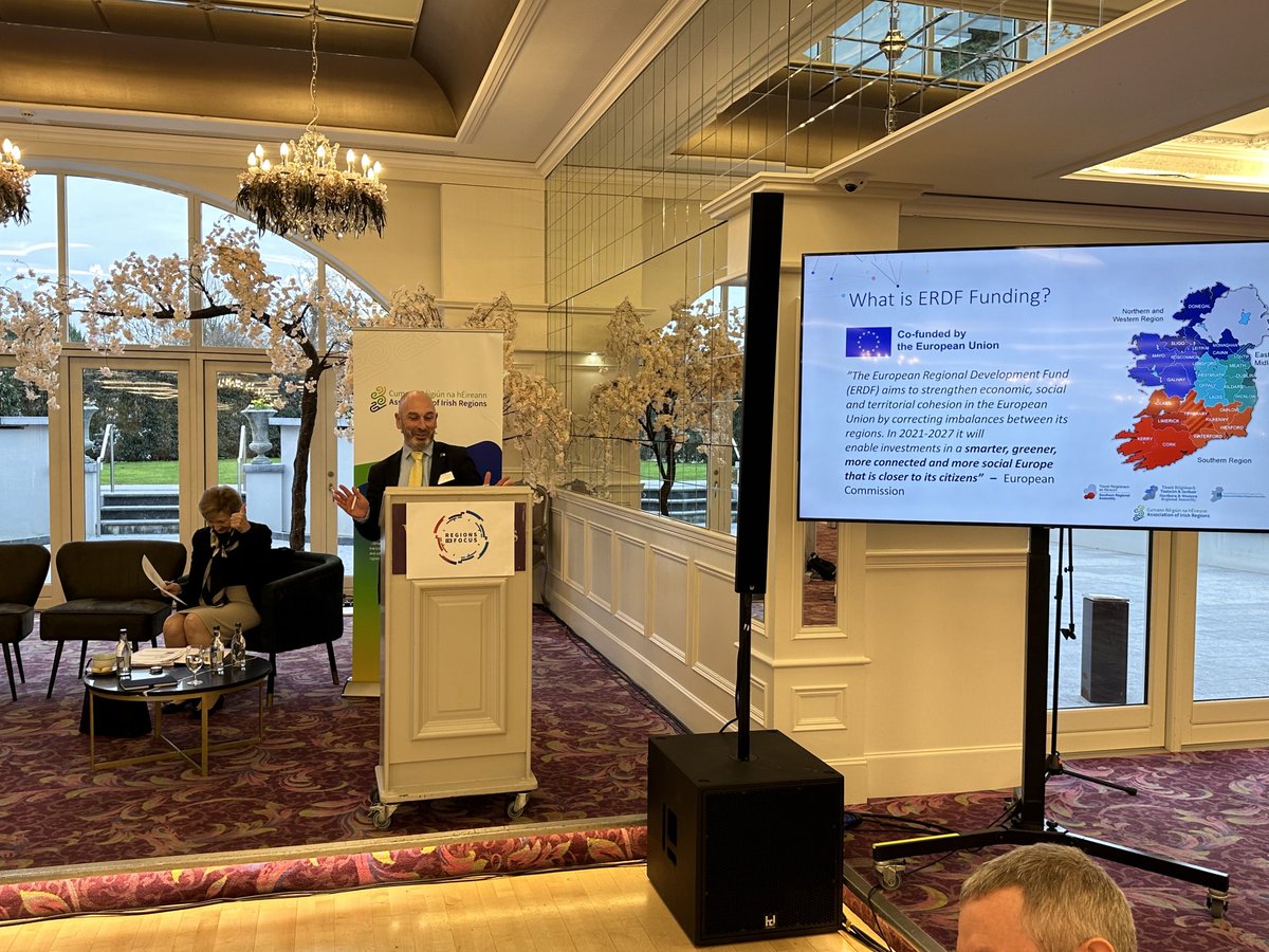 Northern & Western Regional Assembly (@nwassembly) on Twitter photo Next up at our Regions in Focus Seminar, <a href="/Brendan_Mooney/">Brendan Mooney</a> giving an overview of EU Funding opportunities in the regions, Brendan’s presentation will be available on the website later: irishregions.ie #RegFocus2024 #EUinmyregion Next up at our Regions in Focus Seminar, <a href="/Brendan_Mooney/">Brendan Mooney</a> giving an overview of EU Funding opportunities in the regions, Brendan’s presentation will be available on the website later: irishregions.ie #RegFocus2024 #EUinmyregion
