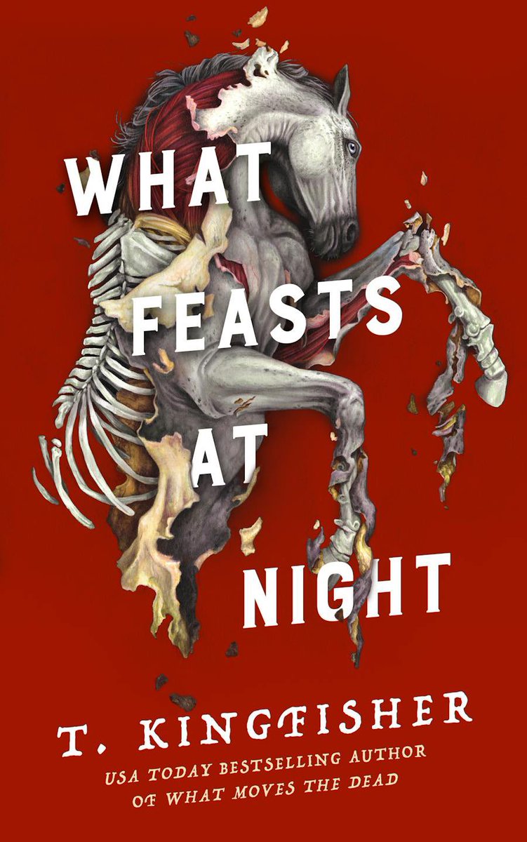 Next Tuesday! WHAT FEASTS AT NIGHT, the sequel to WHAT MOVES THE DEAD! Be there or, I dunno, don’t, it’s fine, I know horror isn’t everybody’s jam.