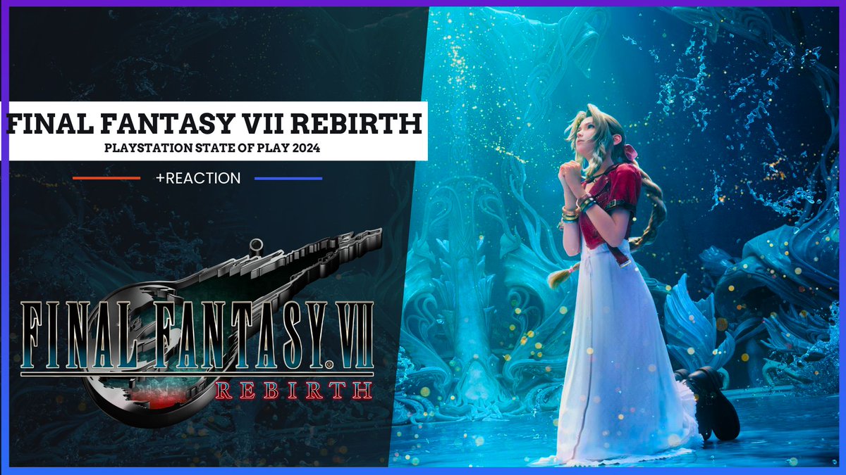 IceTigerZone's tweet photo. Just dropped my reaction to the #FinalFantasyVIIRebirth on the @PlayStation State of Play!
I understand if you are trying to avoid spoilers, So I have covered my thumbnail just in case!

Youtube link: https://t.co/8pIqOYXBmE https://t.co/vaY3SLDnif