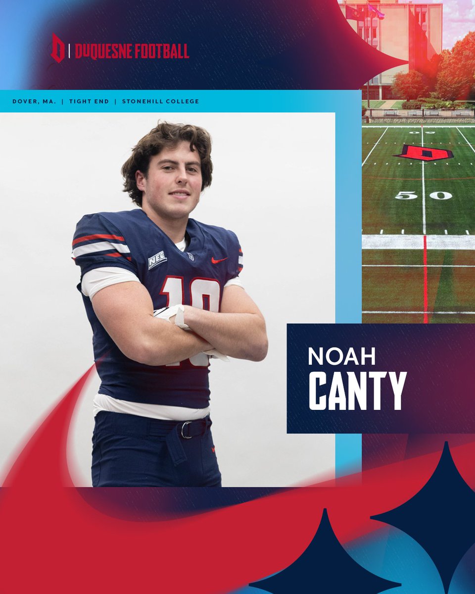 Duquesne Football (@duqfb) on Twitter photo Welcome to the Bluff!
๐๐จ๐๐ก ๐๐๐ง๐ญ๐ฒ
๐น Dover, MA
๐น Stonehill College
๐น Tight End
#GoDukes | <a href="/noahcanty13/">Noah Canty</a> Welcome to the Bluff!
๐๐จ๐๐ก ๐๐๐ง๐ญ๐ฒ
๐น Dover, MA
๐น Stonehill College
๐น Tight End
#GoDukes | <a href="/noahcanty13/">Noah Canty</a>