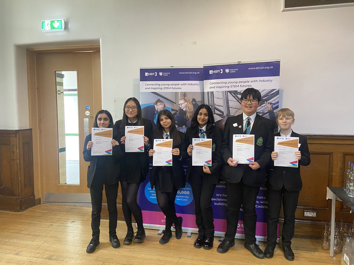 WilliamwoodHS's tweet image. A huge well done to our Bronze Industrial Cadets for successfully completing their project and presenting their ideas in front of assessors at Strathclyde University today #WWHSSCIENCE #EDTScotland
