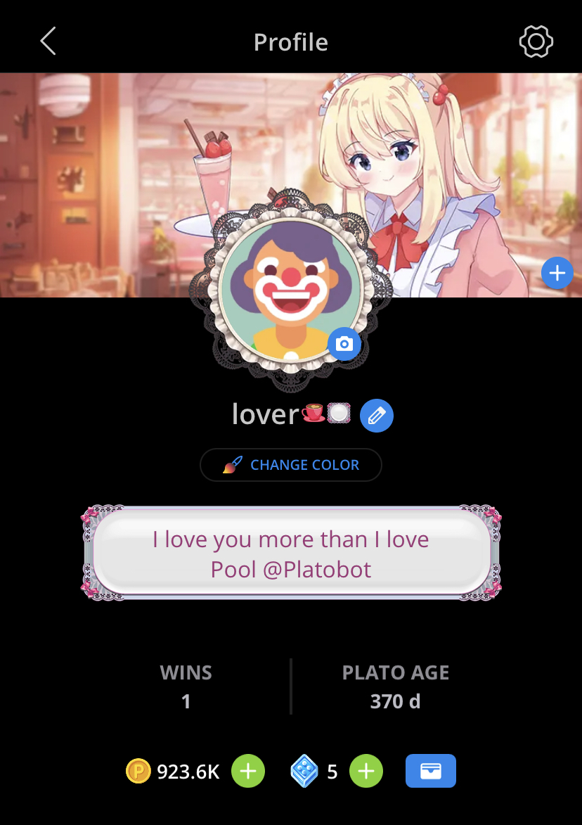 Confess your love to your Plato Crush!💓

1. Enter your confession with your Crush's Plato ID in your Profile Bio and post your profile to Instagram or Twitter with #LoveatPlato by February 13th 12PM PDT

2. 14 players with the best confessions will win a coin prize!