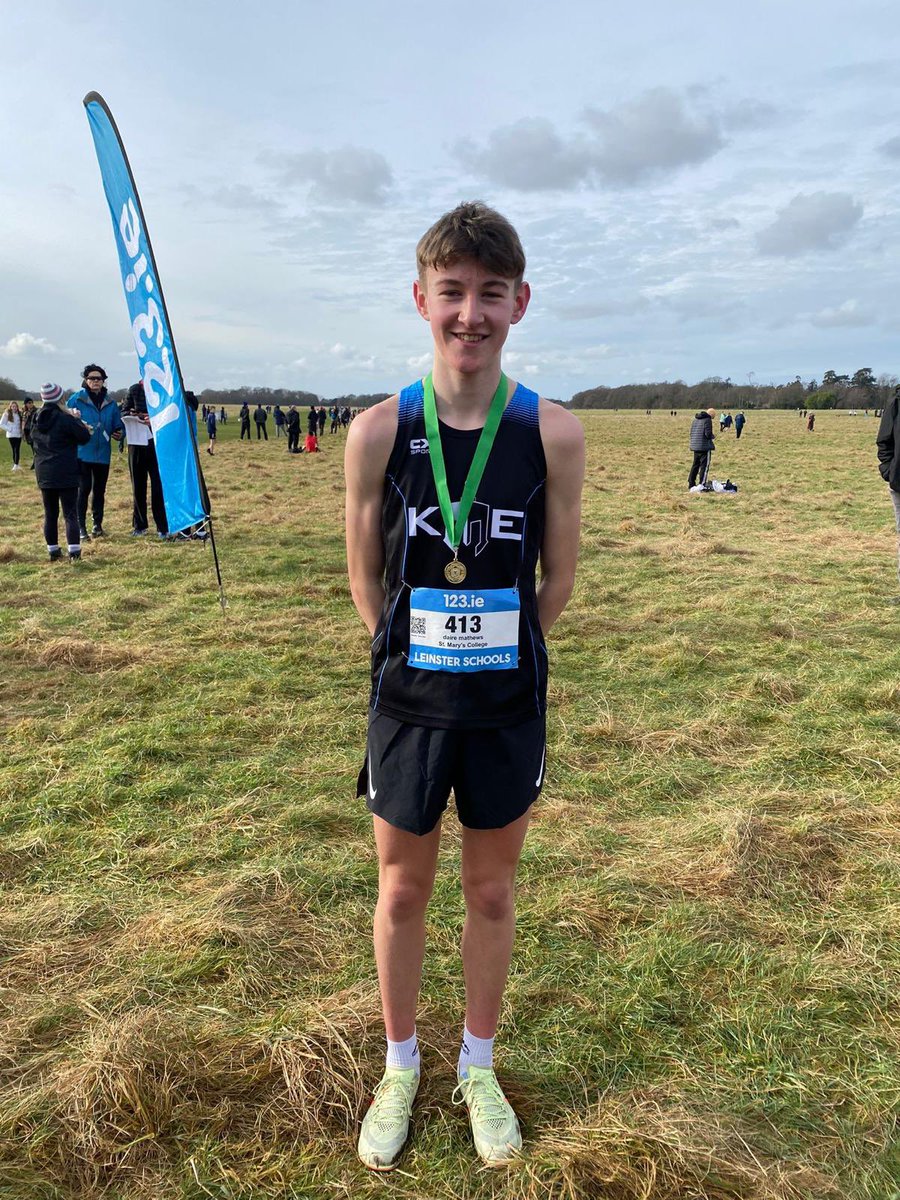 MaristSport's tweet photo. Well done to our athletes who competed today in the Leinster schools XC Championships. Well done to Daire Mathews who won gold in the Inter boys.  Great running from Dearbhla Allen, 4th place in the Inter girls, &amp; to Cormac Greene, 5th in the Junior boys. Roll on the All Irelands https://t.co/uCx1DCb4VN