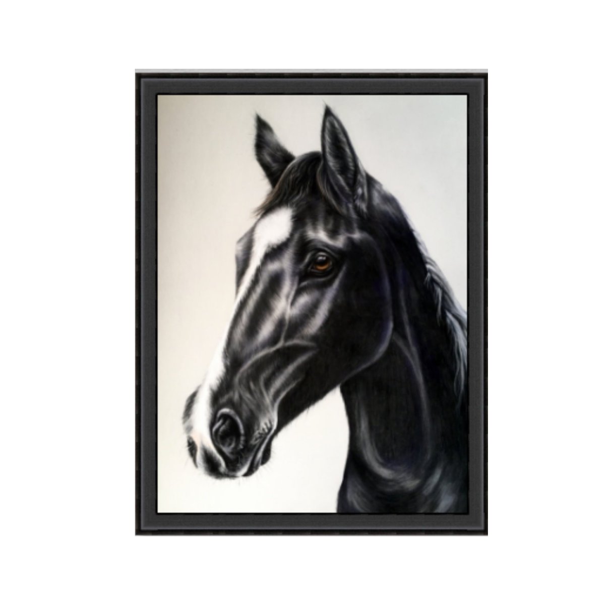 Hello Thursday and H for horse! if you know someone who likes horses we have 5 A3 posters in stock at half price at jus £10 plus pp. Just ask below!! #MHHSBD #thursdaymorning #earlybiz #elevenseshour #craftbizparty #blackhorse #wallart #giftsforgirls artbythree.co.uk