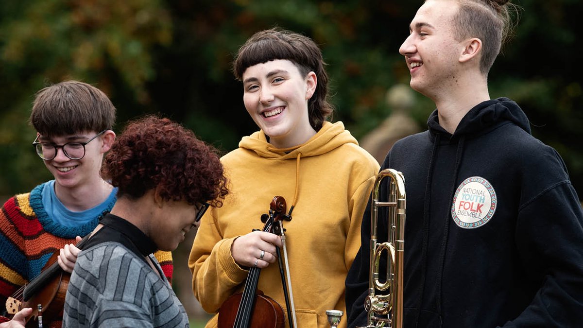 Booking now, our National #YouthFolk Ensemble’s FREE Open Days in Manchester, Exeter and London. Instrumentalists aged 12–18, book now to play in a band for a day, develop your creativity, and learn from inspiring musicians. efdss.org/learning/young…