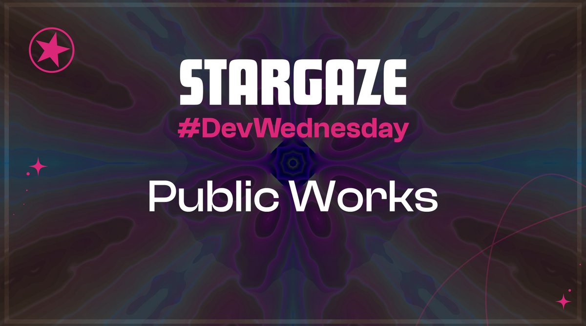 StargazeZone's tweet photo. For #DevWednesday we are celebrating @stewbracken, the developer behind https://t.co/t3MvNuCSXB, and independent project which provides generative art tooling for creators on Stargaze! https://t.co/k7qsxYS2ok