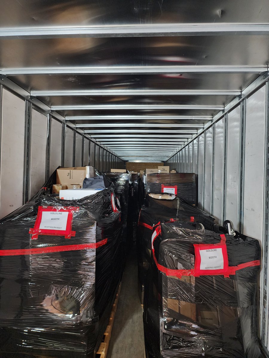 GoldlineCurling's tweet image. 🥌✨ 🎉 Goldline Curling is hitting the road to the Scotties in Calgary! 🚛 

Our friends at @AMJCampbell just loaded up all our merchandise, and we're ready to bring the curling spirit to the tournament! 🛍️ Can't wait to see all of you there!🌟 #STOH2024  #CalgaryBound