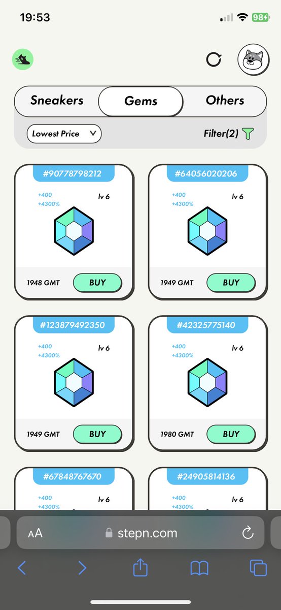 DonPatron_Web3's tweet photo. Stones for good luck have bounced off the bottom and are starting to grow, what is the reason for this?

#sol #Stepn #luckgem https://t.co/fErzHkGZtf