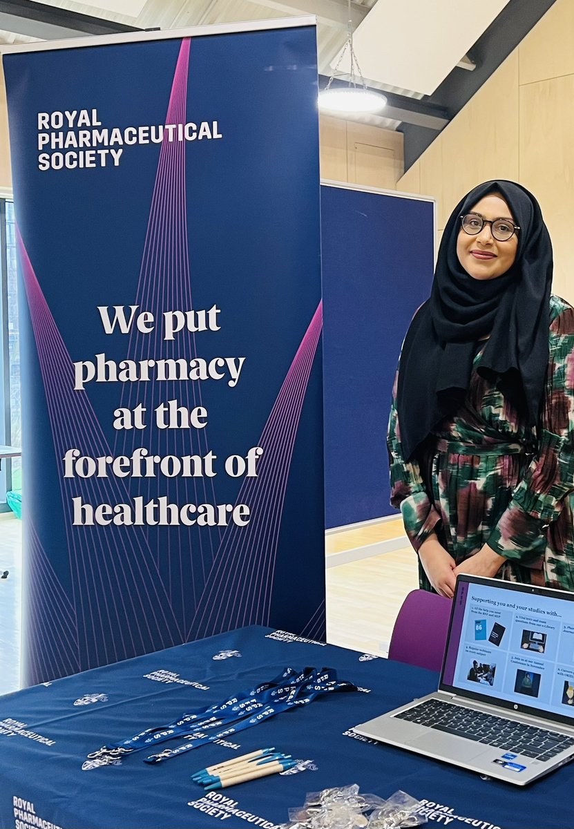 Wonderful day at @AstonUniversity, engaging with pharmacy students about the promising careers ahead and how RPS can support their professional journey!
#CareersFair @rpharms