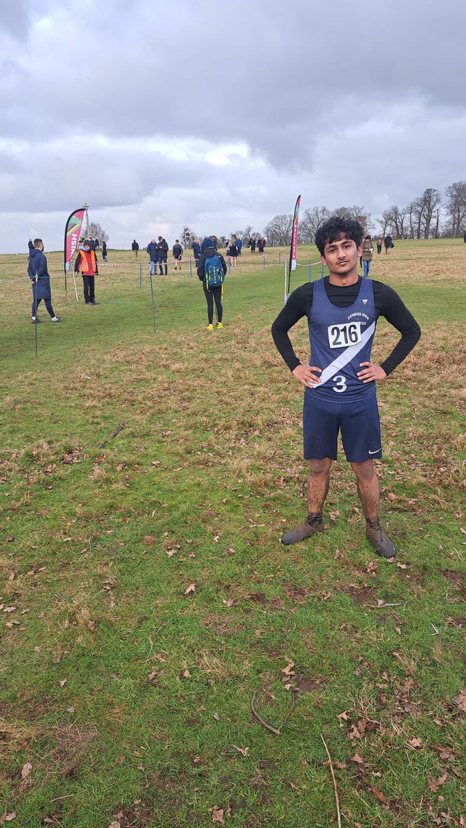 Another big achievement for Danial in year 9 who placed 28th in the country cross country event today! @DenbighHigh @NeelyHayes