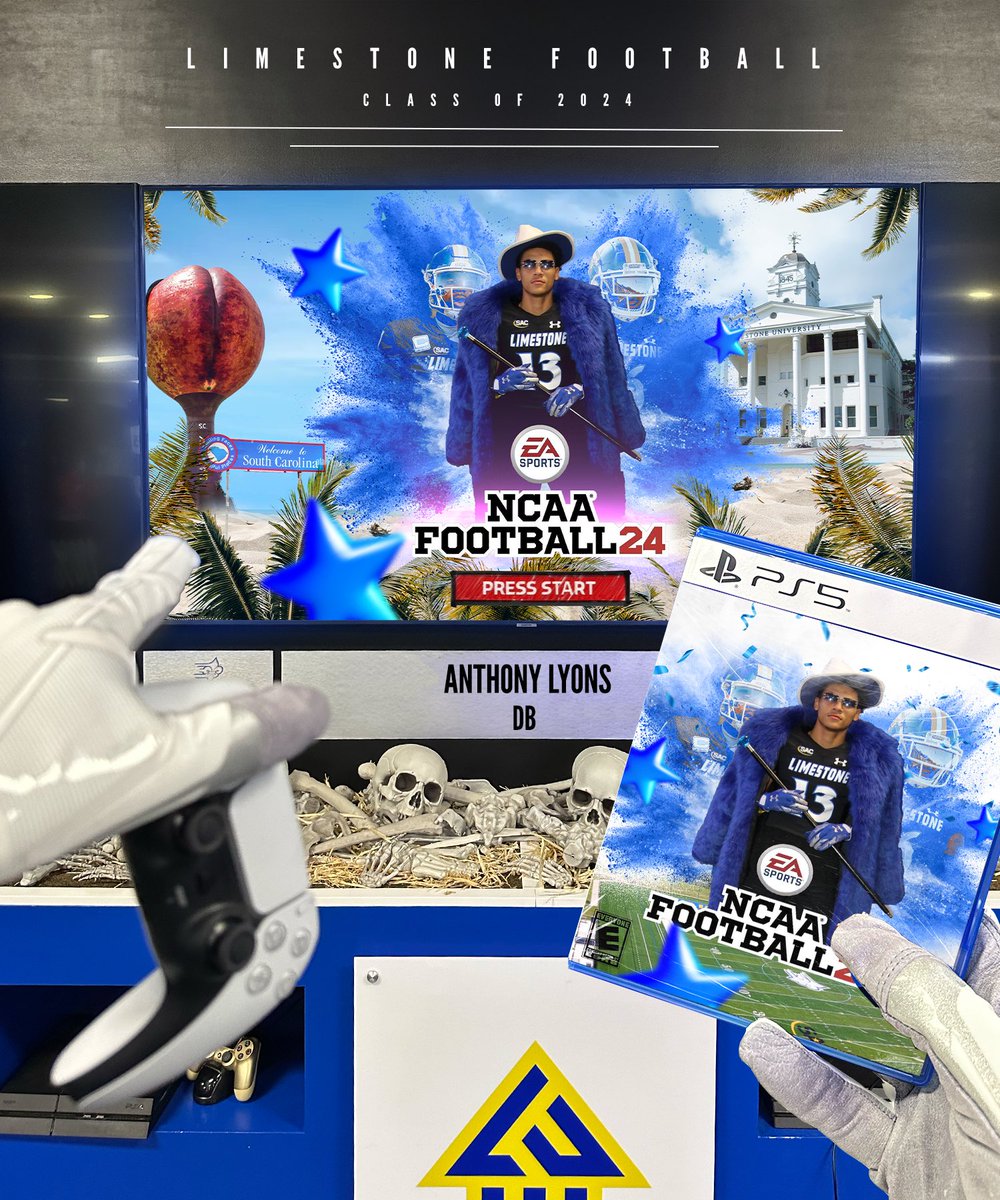 ⚜️From Greer HS! Limestone Nation please welcome Anthony Lyons to the Limestone Football Family! <a href="/Anthonylyonss13/">Anthony Lyons</a>