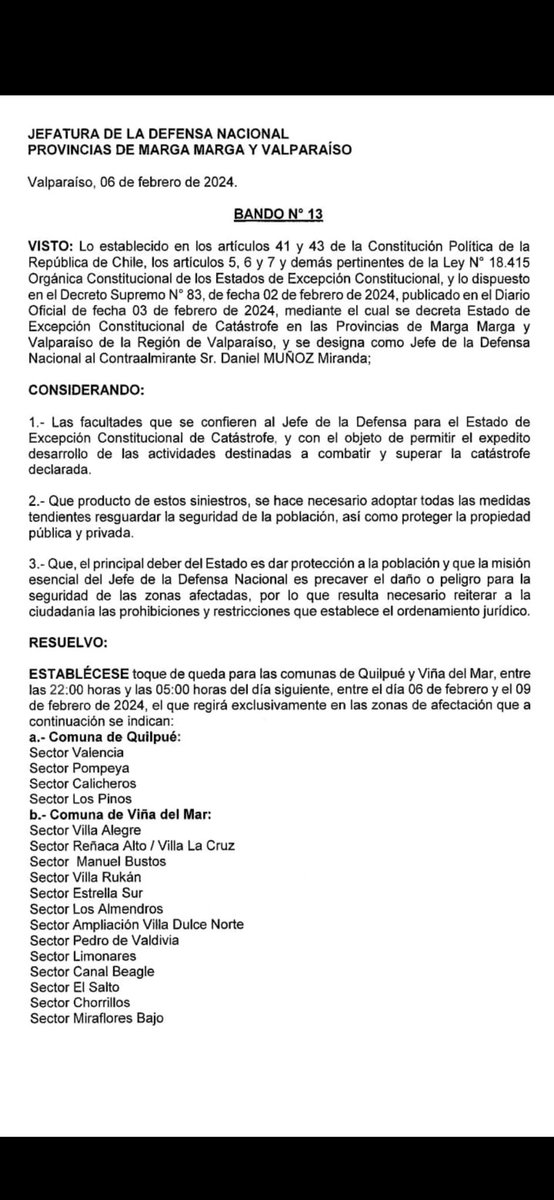 janitoNO's tweet photo. @RedGeoChile Hola esto es para ciertas comunas no la provincia completa no desinformar https://t.co/1tduGHlBgy
