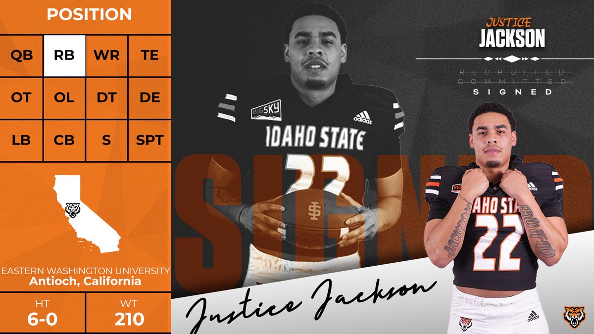 Welcome to the Bengals Justice!🔥 #IdahoSTATE // #RoarBengalsRoar