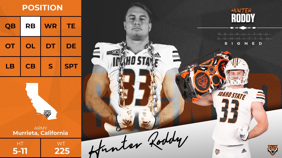 From Army ➡ Bengals! Welcome Hunter! #IdahoSTATE // #RoarBengalsRoar