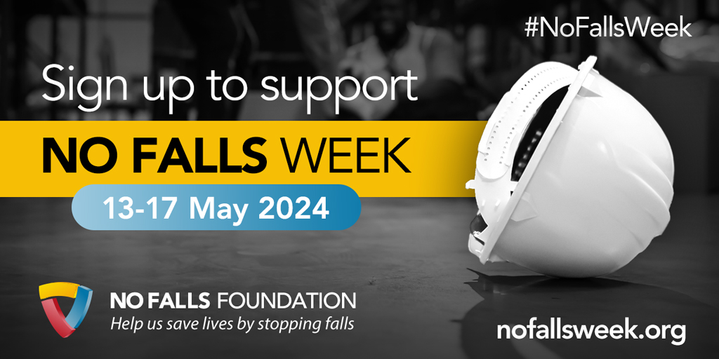 No Falls Week (@nofallsweek) on Twitter photo We are excited to be launching our first #NoFallsWeek - a powerful campaign from <a href="/No_Falls/">No Falls Foundation</a> taking place 13-17 May 2024, dedicated to promoting safe working at height. Find out more and sign up to participate using this link nofallsweek.org We are excited to be launching our first #NoFallsWeek - a powerful campaign from <a href="/No_Falls/">No Falls Foundation</a> taking place 13-17 May 2024, dedicated to promoting safe working at height. Find out more and sign up to participate using this link nofallsweek.org