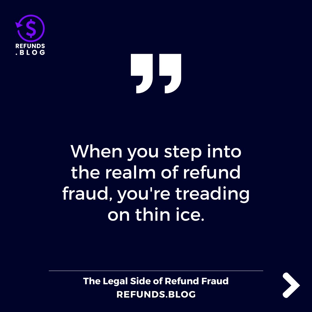 RefundBlog's tweet image. When refund fraudsters are caught, they&apos;re subjected to multiple legal consequences. Their charges range from theft, to IT hacking, and even more. As a result, they can face civil lawsuits, reputation damage, and financial repercussions. With instant refunds, fraud is gone!