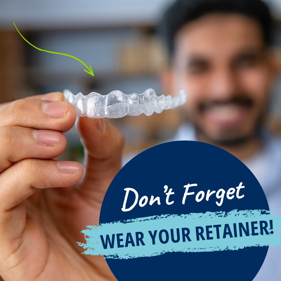 grossoortho's tweet image. It took time, dedication and investment to create your confident new smile. 😁 Whether you used Invisalign® or traditional braces, make sure your smile lasts for years by using your retainers every day! 🗓️👏

#GrossoOrthodontics #ClearRetainers #Invisalign