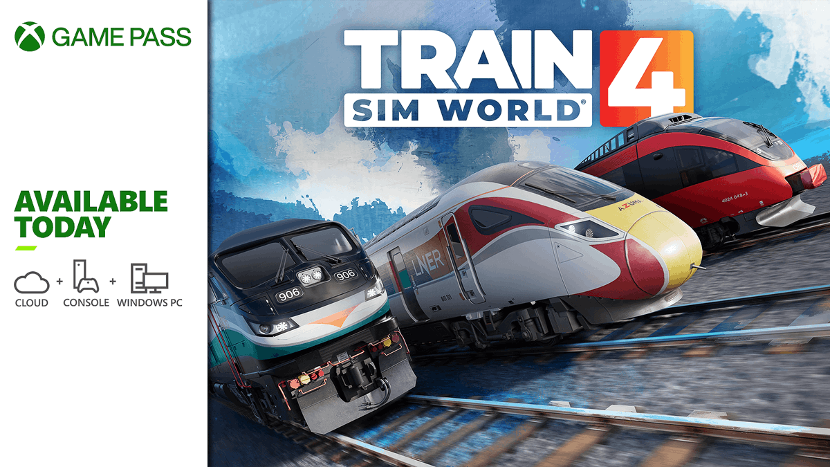 XBOXGamePass's tweet photo. this train’s arrival time: NOW https://t.co/Lj3SasNjtY