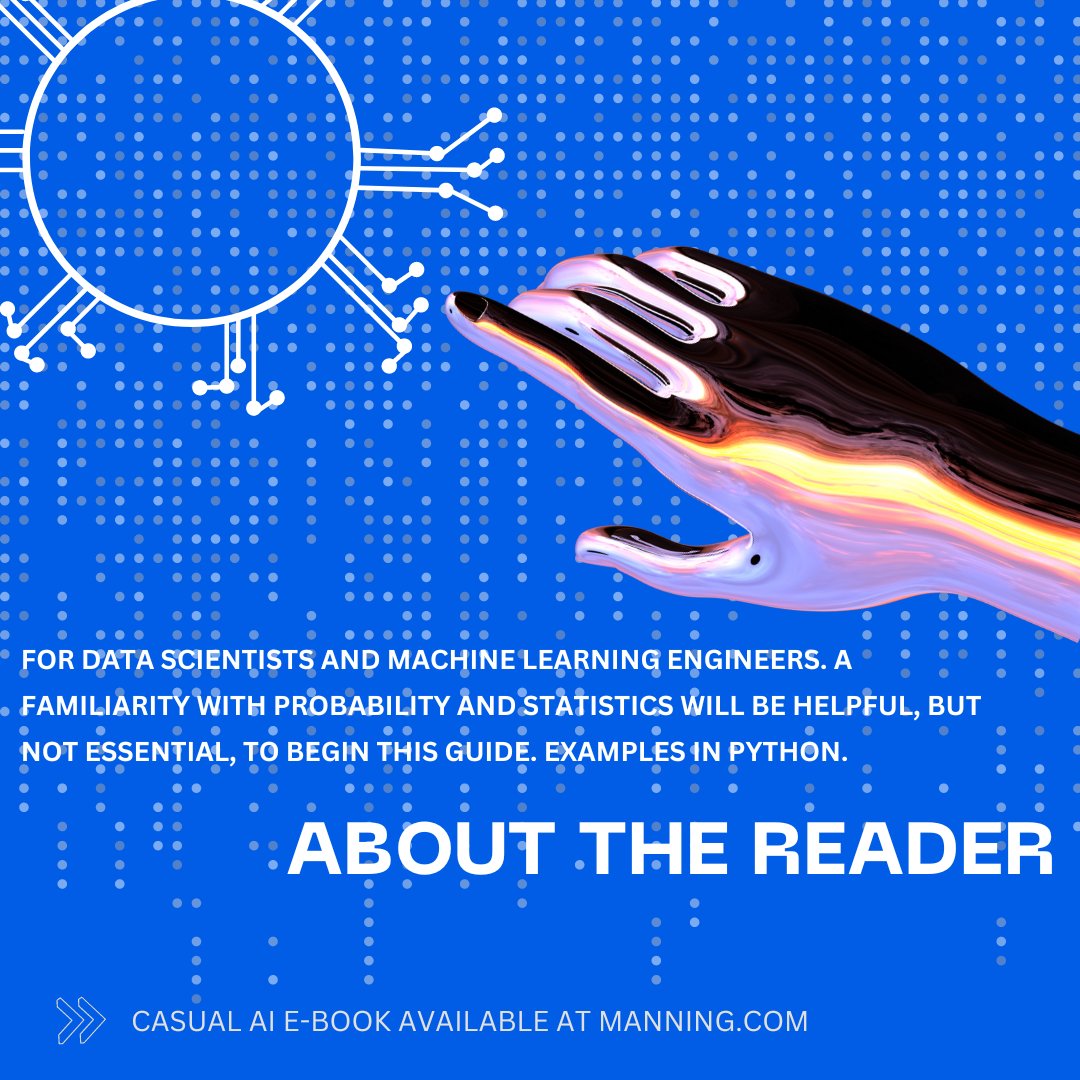osazuwa's tweet photo. Causal AI is a practical introduction to building AI models that can reason about causality. Author Robert Ness, a leading researcher in causal AI at Microsoft Research, brings his unique expertise to this cutting-edge guide.

Available at https://t.co/ZP7LNQHu87 https://t.co/ZZDfBV3Tr2