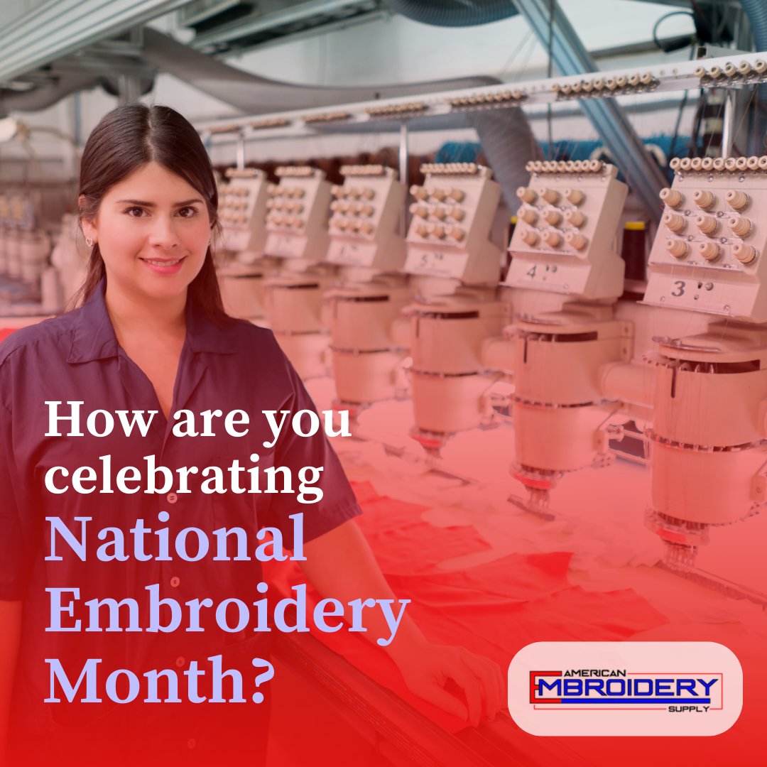 February is National Embroidery Month, and we couldn't be more excited! How are you celebrating this month? 

#americanembroiderysupply #embroiderysupply #monograms #machineembroidery