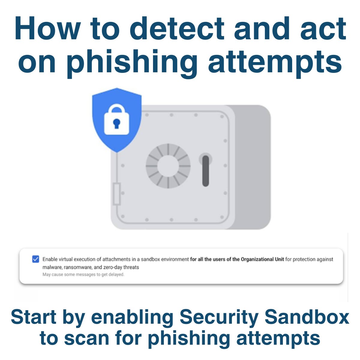 🚨 Imagine receiving an urgent call from an educator who fell victim to a phishing attack, jeopardizing your school district's data security. 😱 Fear not! Explore best practices and enhance your security setup with Google Workspace Security Sandbox.
hubs.li/Q02hsGjQ0