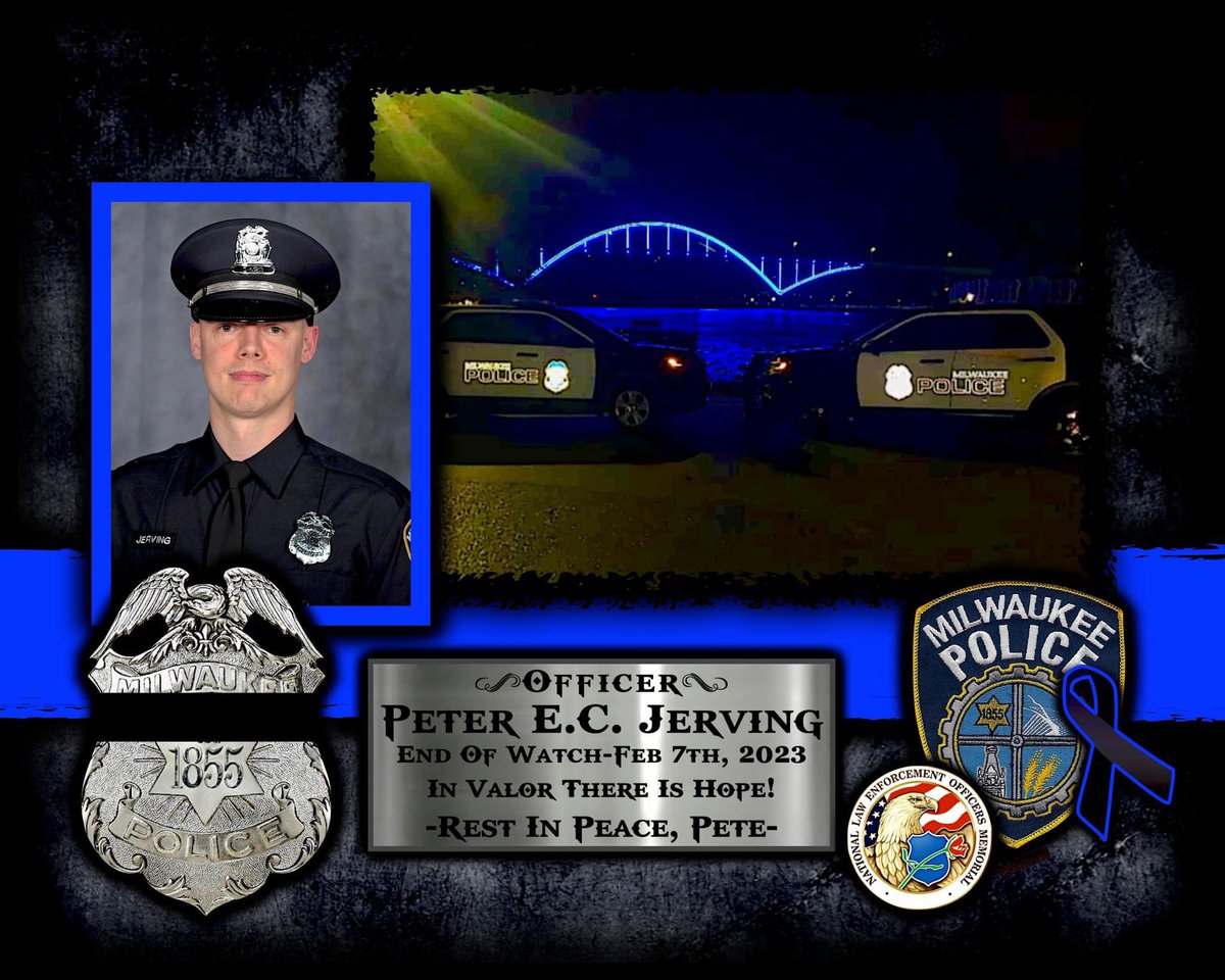 MilwaukeePolice's tweet photo. #MKEPD Forever in our hearts 💙 https://t.co/S5Ef6NzObs