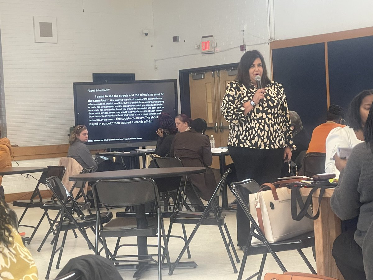 DDemosiuk's tweet photo. Continued training from Aida Allen-Rotell on how to use PLCs to improve teacher clarity and applying research based strategies for deeper thinking. School coaches and specialists collaborated on ways for our PLCs to have a greater impact. #plcplus #plcs #ppsshines https://t.co/nO1QhM0ZL2