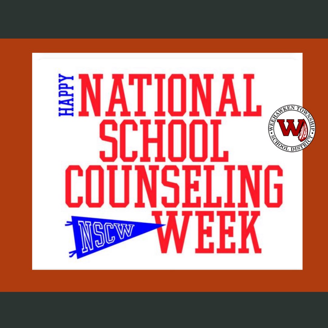 Weehawken Schools (@weehawkentsd) on Twitter photo 📣 Big Weehawken Wednesday shoutout to all our awesome school counselors! Thank you for all you do! #SchoolCounselingWeek
<a href="/Mr__Ferrer/">Cory Ferrer</a> <a href="/Melissa__Viera/">Melissa Viera</a> <a href="/maura_darcy/">Maura Darcy</a> 📣 Big Weehawken Wednesday shoutout to all our awesome school counselors! Thank you for all you do! #SchoolCounselingWeek
<a href="/Mr__Ferrer/">Cory Ferrer</a> <a href="/Melissa__Viera/">Melissa Viera</a> <a href="/maura_darcy/">Maura Darcy</a>